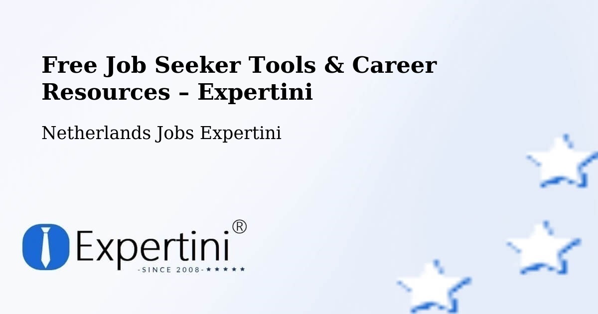 Free Job Seeker Tools & Career Resources – Wirdum - Wirdum, Netherlands Jobs Expertini