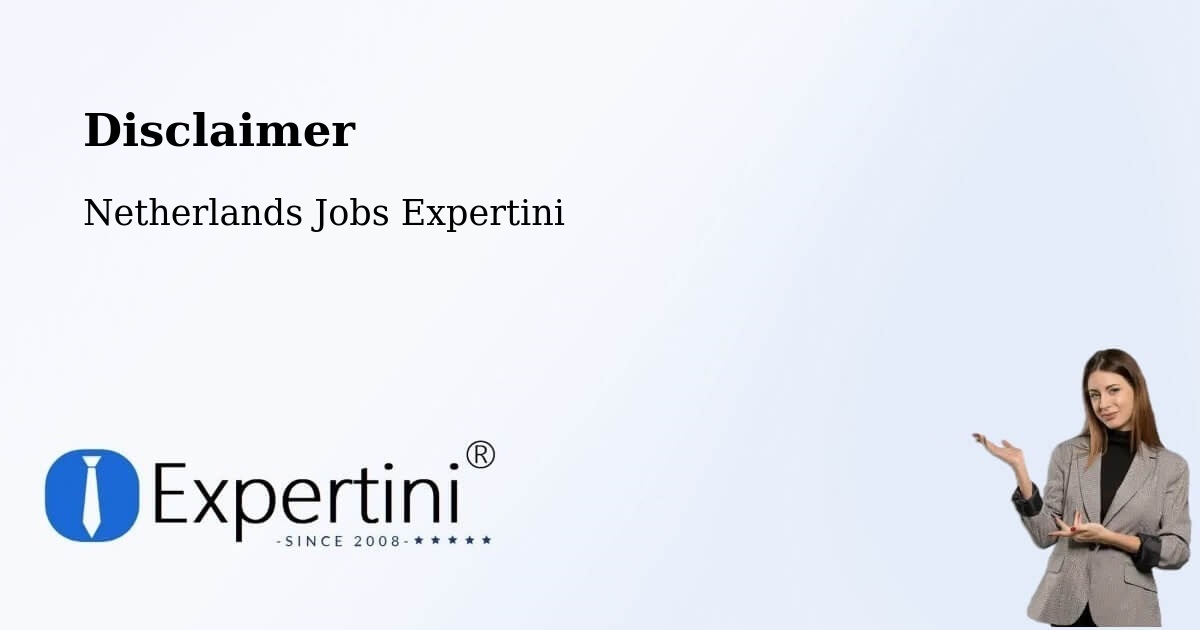 Disclaimer – Wirdum - Netherlands Jobs Expertini