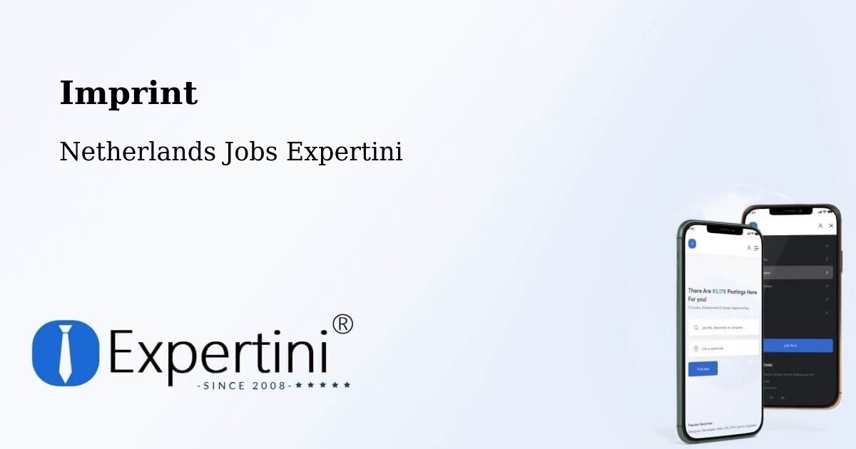 Imprint – Wirdum - Netherlands Jobs Expertini